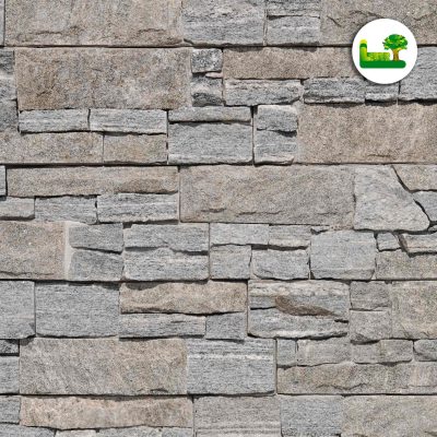 Detailansicht des Granit Dover Wandverblendern mit robustem Betonkern, ideal für zeitgemäße Fassadengestaltung. 🏗️🌿